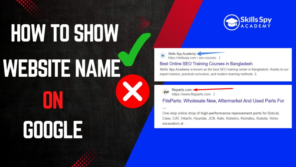 How to Show Website Name in Google Search